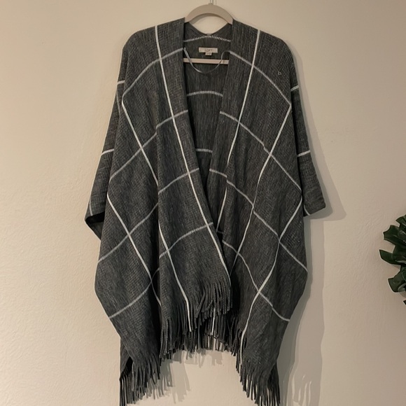 Loft Checkered Wrap Sweater - Picture 4 of 4